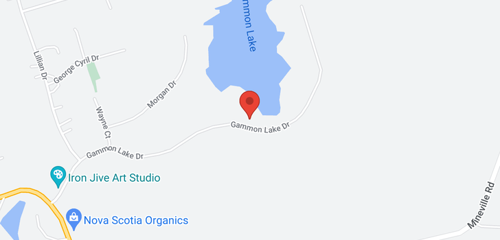 map of 336 Gammon Lake Drive